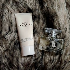 Coach New York eau de Parfum 1oz (30ml) with perfumed body lotion 3.3oz (100ml)
